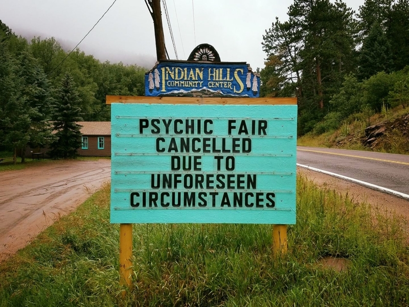 Unforeseen Circumstances | Facebook/@IndianHillsCommunitySign