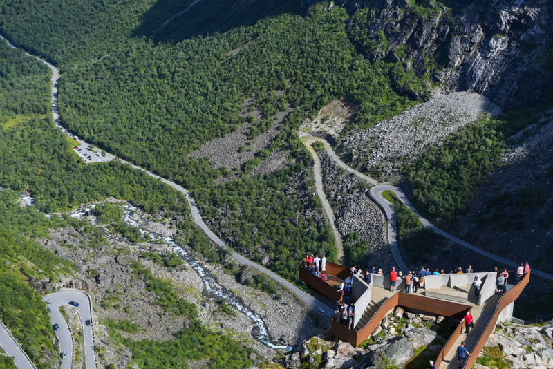 Trollstigen, Norway | Getty Images Photo by James D. Morgan