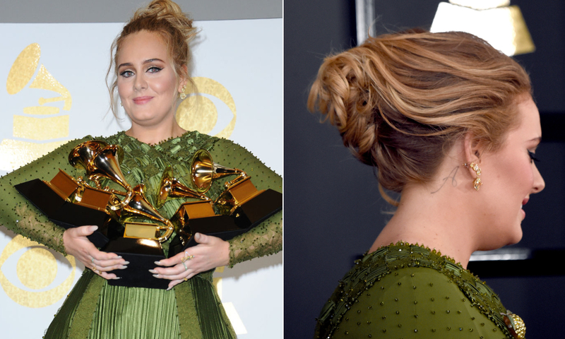 Adele's Monogram | Getty Images Photo by Jason LaVeris/FilmMagic & Frazer Harrison