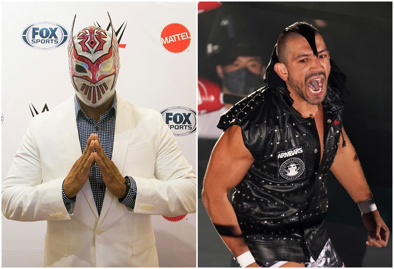 Sin Cara vs. Simon Gotch | Getty Images Photo by Manuel Velasquez/LatinContent & Etsuo Hara